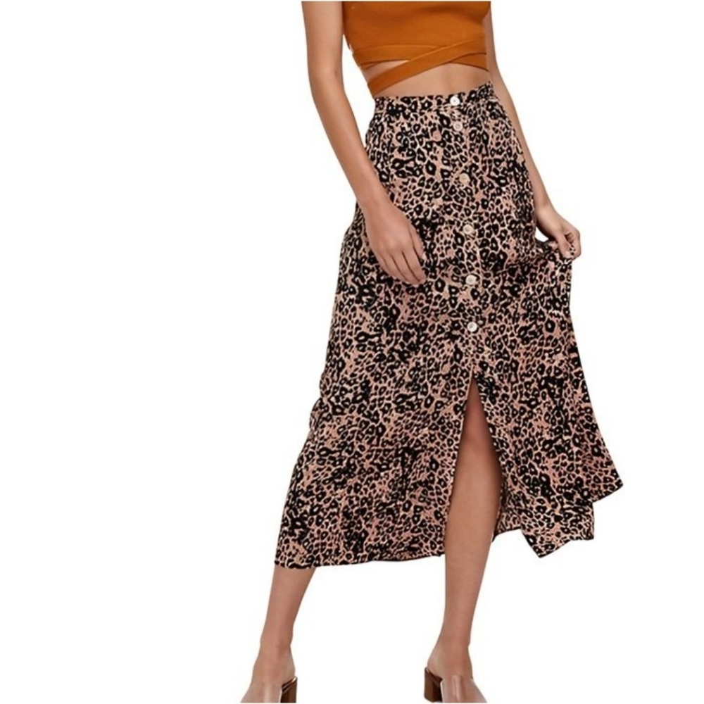 amelie midi button front